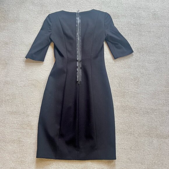 Elie Tahari Estelle Dress Cocktail Blue/Black sz 0 Retail $448 - Picture 4 of 9